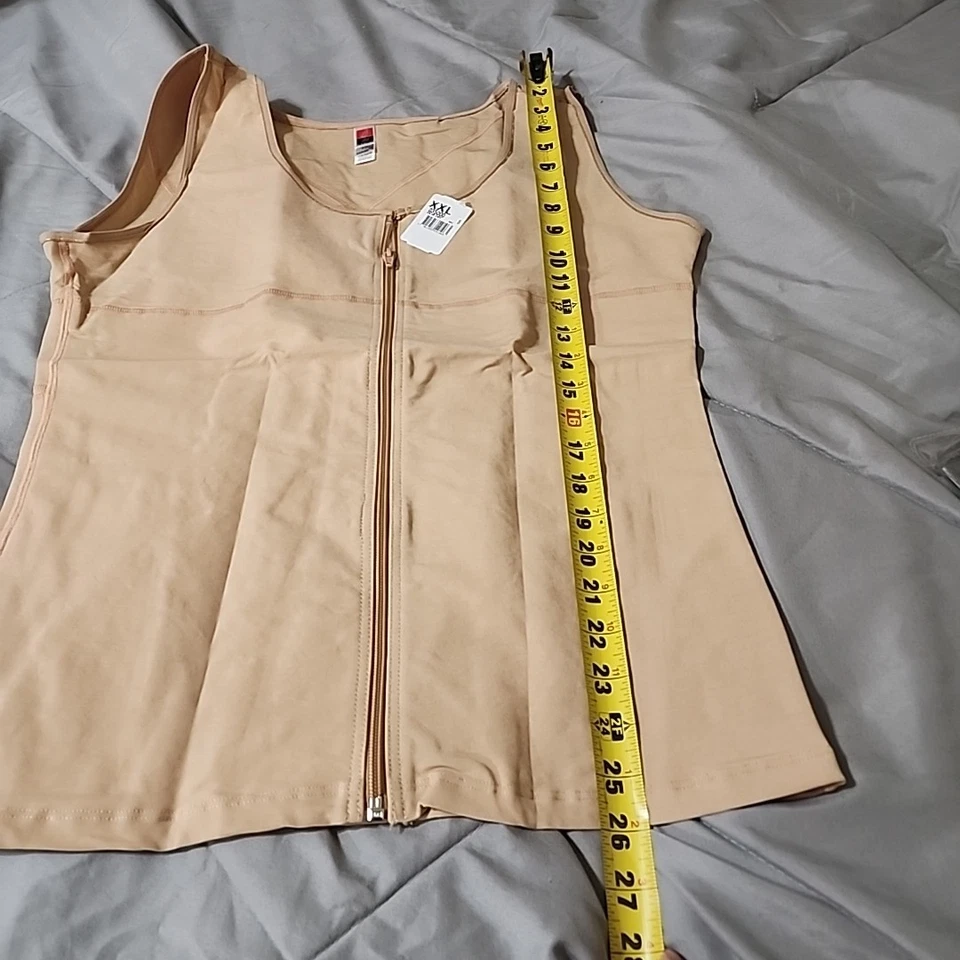 LEO Full Upper Body Compression Men's Size XXL Tan Color - Image 4 of 4