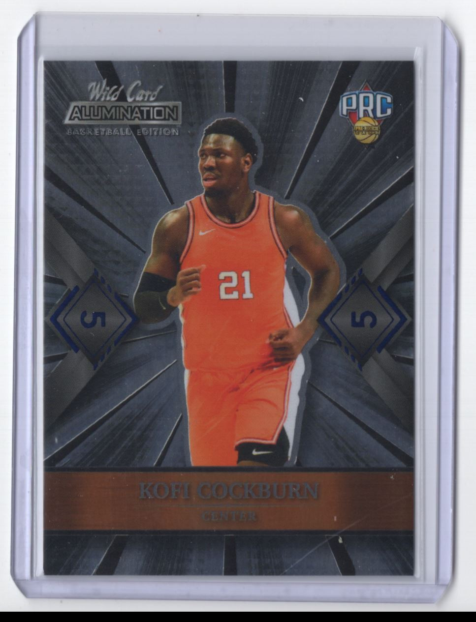 2022-23 Wild Card Alumination Basketball 5 Stripes Kofi Cockburn #ABC-53