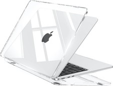 Case for MacBook Air 13.6 Inch M5 M4 M3 M2 2026-2022 Clear