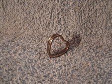 1988 Washinghton Quarter Heart Pendant handmade 7/8"