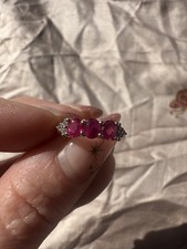 9ct Gold Ruby & Diamond Ring
