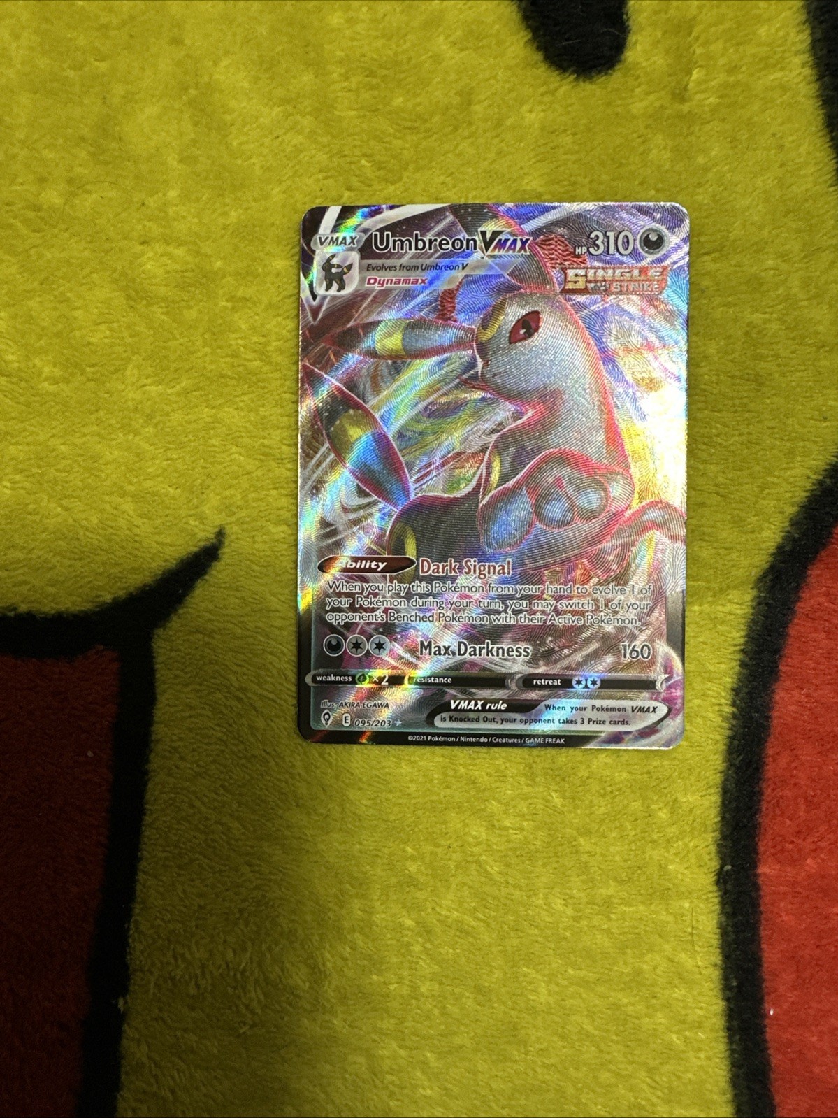Umbreon VMAX 2021 Sword & Shield: Evolving Skies #095/203 Holo