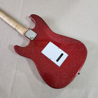 6 Strring Electric Guitar  Mahogany Body Metallic Red Pearl Pickguard Maple Neck — photo 7