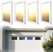 4 Pack Garage Door Window Inserts, 20.8 X 13.8 Inch Clear Acrylic Panel, Thick V