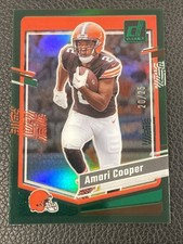 2023 Panini Clearly Donruss - Amari Cooper #13 Green /25 Browns *2A