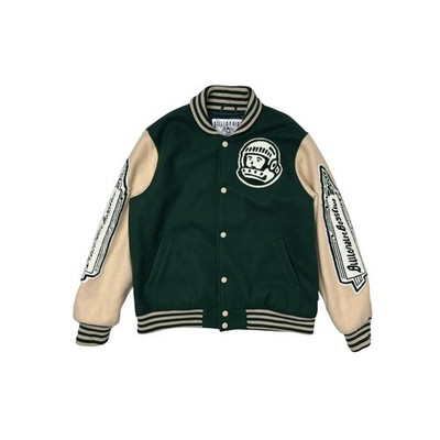 Billionaire Boys Club Astro Varsity Jacke Herren XL grün und creme