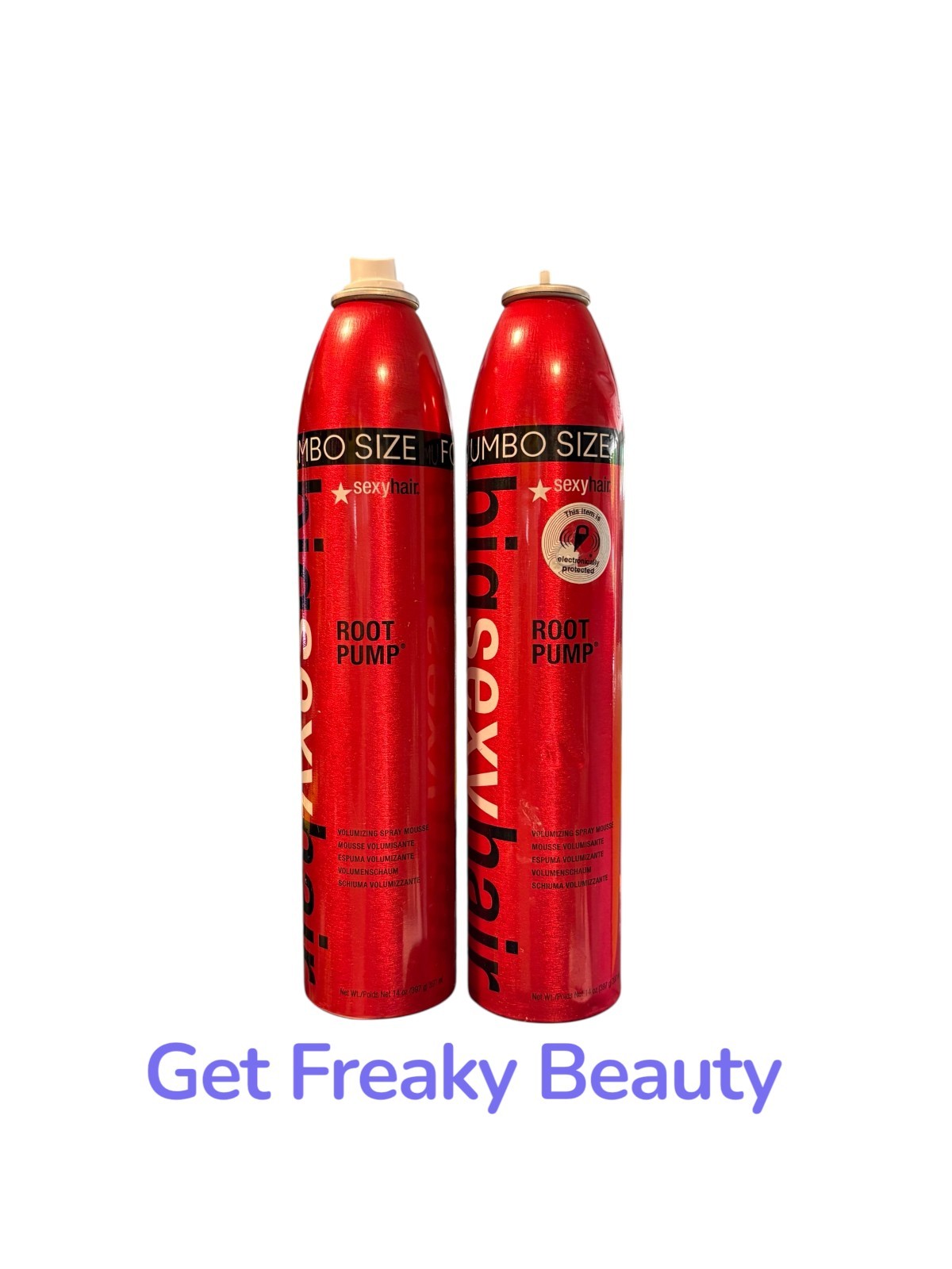 2 PACK. 14 oz. Big Sexy Hair Root Pump Volumizing Spray Mousse. 397ml. READ.