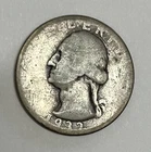 1932-D Denver Mint Washington Silver Quarter About Good Condition