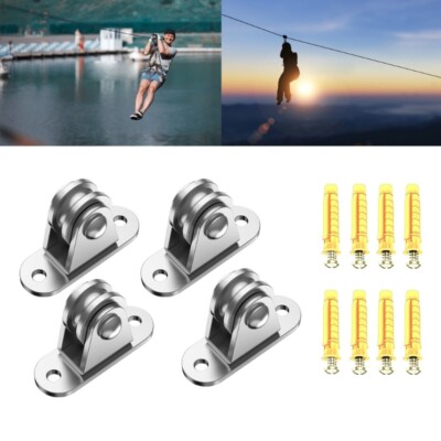 Small Pulley Block Silents Pulley Wheel Heavy Duty Fixed Pullies Loading