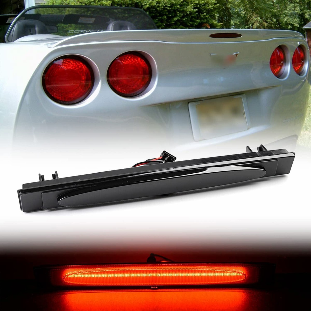 3D LED Bar 3rd Third Tail Brake Light Rear Center Parking Lamp Red For 05-13 Che - Foto 5