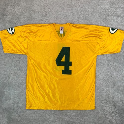 Vintage Brett Favre #4 Green Bay Packers NFL Football Jersey Men's Size 2XL - Picture 2 of 13