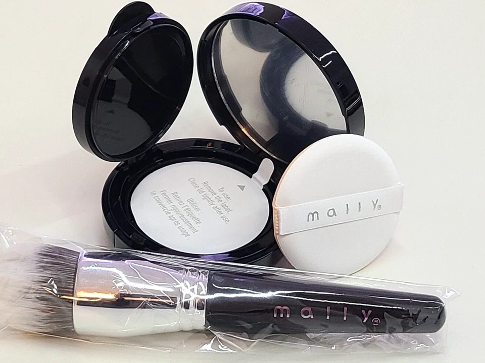 Mally Flawless Finish Transforming Effect Foundation Tan with Full Size Brush - Image 2 of 4