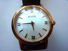 Image of bulova ladies 4 diamondS watch