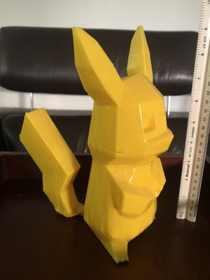 PIKACHU 3D Printed 9  Model Pokemon Game Collectible Figurine fan art desk pet