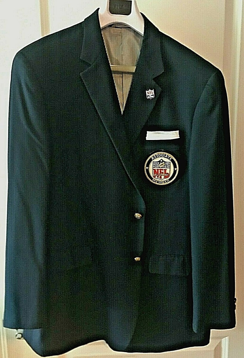 NFL Alumni Blazer Coat Jacket rare w/ EXTRAS Signed certification