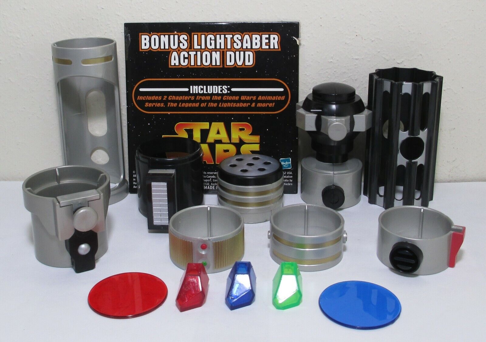 Star Wars Build Your Own Lightsaber Blade Parts Lot Vintage HTF