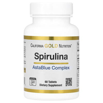 Spirulina AstaBlue Complex, 60 Tablets