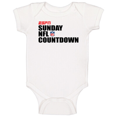 Espn Sunday Football Countdown Sports Fan Baby One Piece
