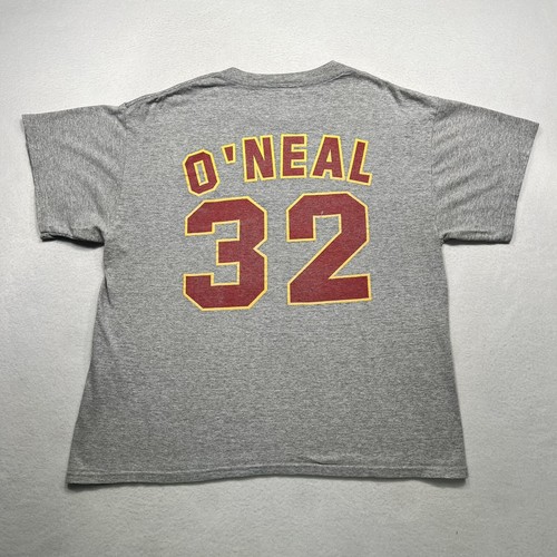Vintage Miami Heat Shaquille O’Neal T-shirt Jersey XL NBA Distressed Baggy #32 - Picture 7 of 8