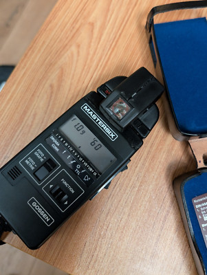 Gossen Mastersix Belichtungsmesser und Tele aufsatz / light meter and tele