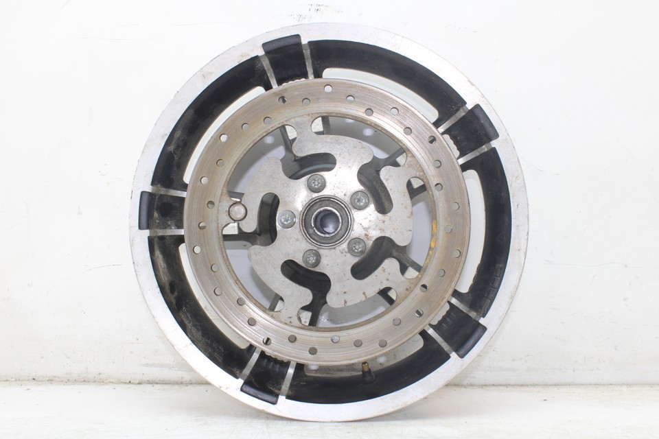 09-10 STREET GLIDE 10 SPOKE ENFORCER FRONT REAR WHEEL PAIR RIM SET BACK ...