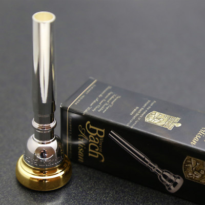 Genuine Bach 24K Gold Rim & Cup Artisan Trumpet Mouthpiece, 3C NEW