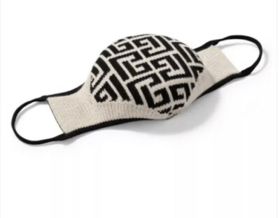 Balmain Paris Logo Monogram Unisex Face Mask New Reversible