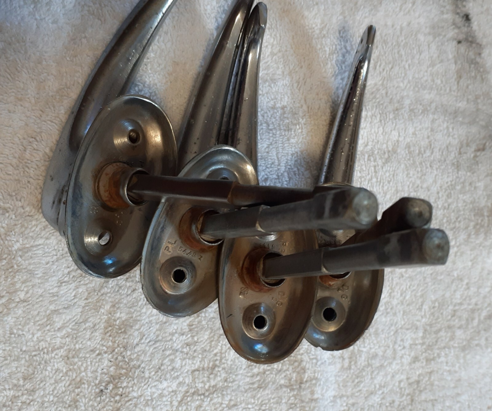 195019511952 Plymouth Door Handles Exterior Original Used Set 4 Genuine eBay