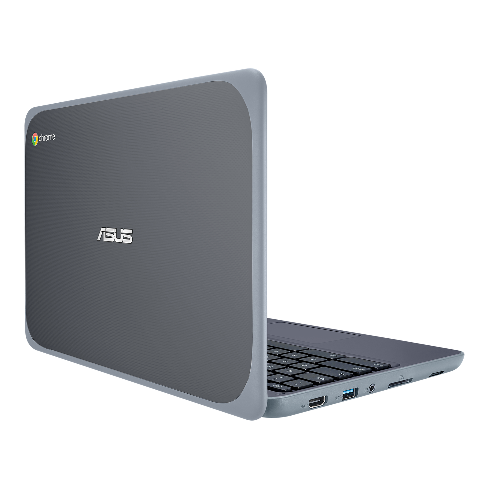 Asus Chromebook C202SA 11.6 Inch 16GB WiFi Laptop in Black-image