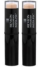 Pack 2 Revlon Photo Ready Insta-Fix Foundation Stick #120 VANILLA, Exp
