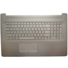 FOR HP Pavilion 17-BY0021DX 17-BY1033DX 17-BY3613DX UK Keyboard Silver Palmrest