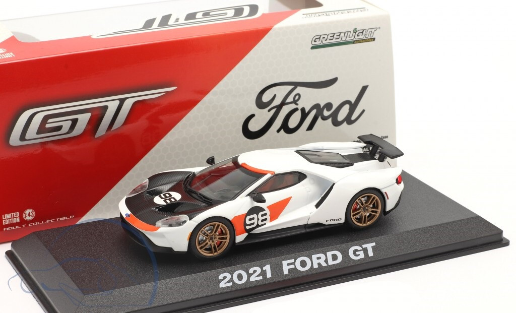 2021 Ford GT #98 Tribute to Ford MKII Ken Miles & Lloyd Ruby