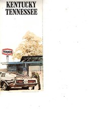 1975  TEXACO - KENTUCKY / TENNESSEE  - ROAD MAP