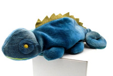 Ty Beanie Baby IGGY the Iguana Dark Fabric with Spikes 1997 Retired No Ty Tag 