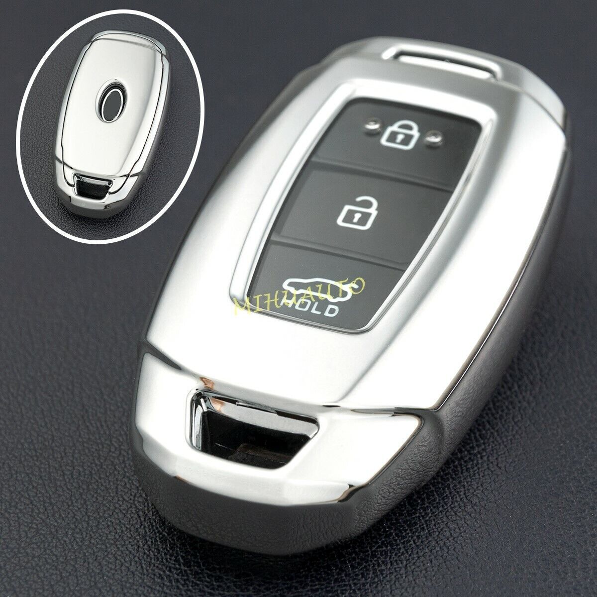 Hyundai Santa Fe Elantra GT Palisade i30 TPU Smart Key Protective Cover Case