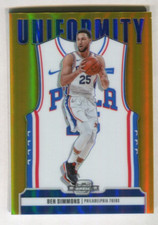 2020-21  Contenders Optic Uniformity Gold #21 Ben Simmons 6/10 A41 267