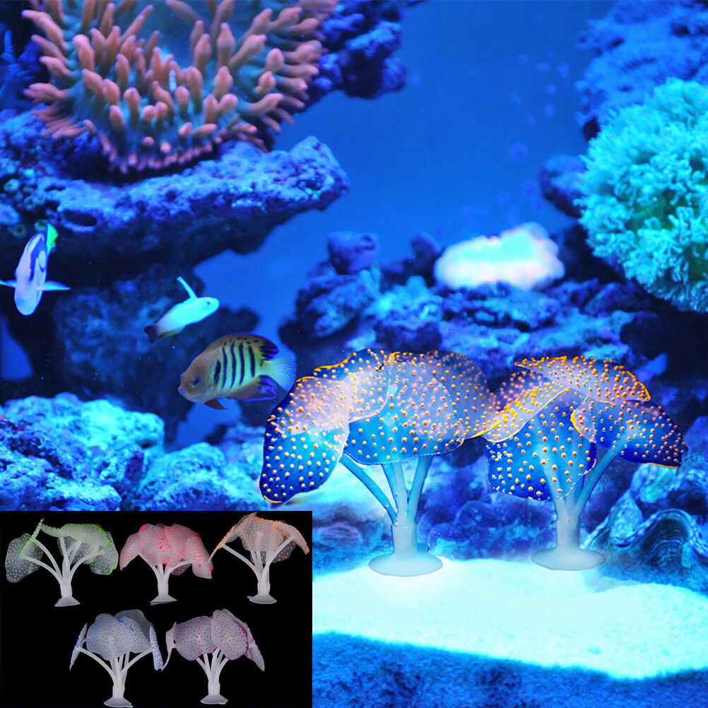 Coral Reef Decor Glow-in-the-Dark For Aquariums (Purple, X - Main Image