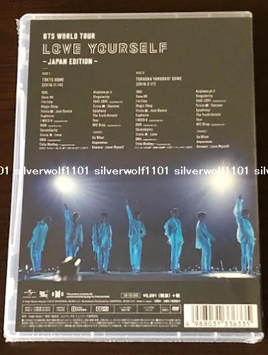 BTS ライブdvd 2作セット BTS WORLD TOUR 'LOVE YOURSELF' JAPAN EDITION 2DVD SEALED | eBay