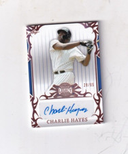 2023 CHARLIE HAYES LEAF BRONX LEGACY AUTO/AUTOGRAPH  28/65  NEW YORK YANKEES