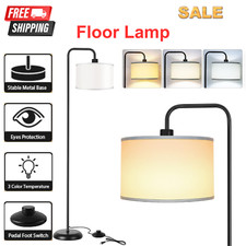 LED Floor Lamp 3 Colors Temperature for Living Room Tall Standing Reading Light