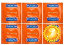 Pasante Warming Kondome wärmende Präservative mit Wärmeeffekt heiß Sex 144 Stk.