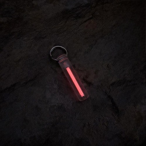 5PCS Glow in the Dark Keychain Necklace Pendant 3x22.5mm Glass Tube EDC Charm - Picture 14 of 15