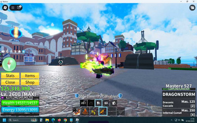 Blox fruits Level 2600 Full Gear Awaken Draco V4 (T10) Cursed Dual Katana