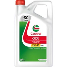 Castrol GTX 5W-30 5W30 A5/B5 Fully Synthetic Car Engine Oil - 5 Litres 5L