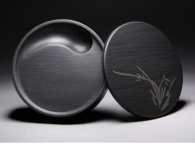 Chinese Stone Inkstone Calligraphy Writing Brush Tool Four Treasures Study