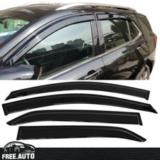 For 18-24 Chevy Equinox Window Visor Vent Rain Deflector Guard 4pcs Set For 18-24 Chevy Equinox Window Visor Vent Rain Deflector Guard 4pcs Set
