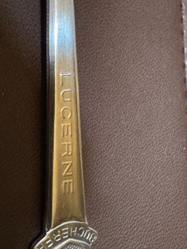 Cuchara de recuerdo vintage Rolex Lucerna coleccionable Bucherer de Suiza CB - Imagen 8 de 17