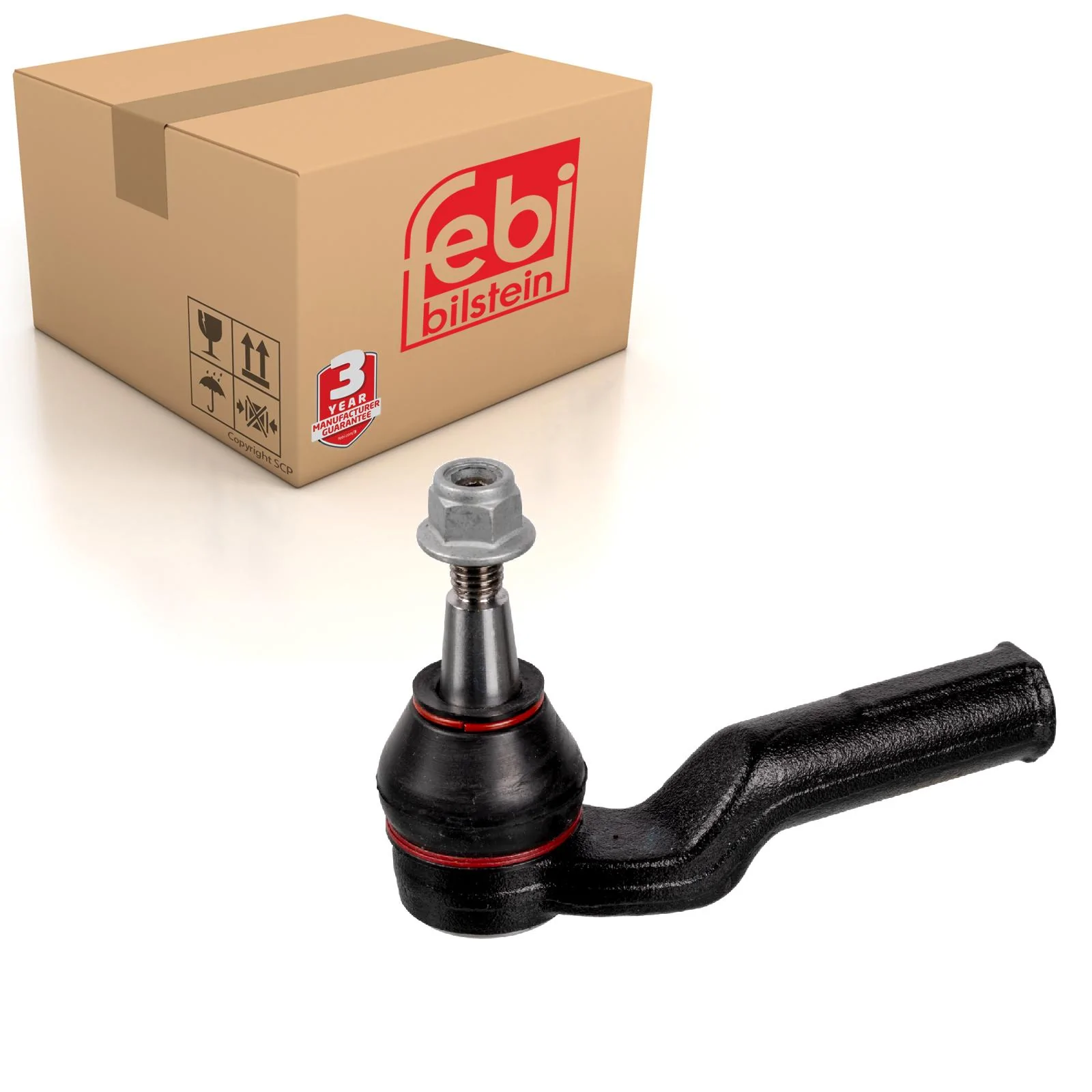 V40 Front Right Tie Rod End Outer Track Fits Volvo 31317819 Febi 106865 ...