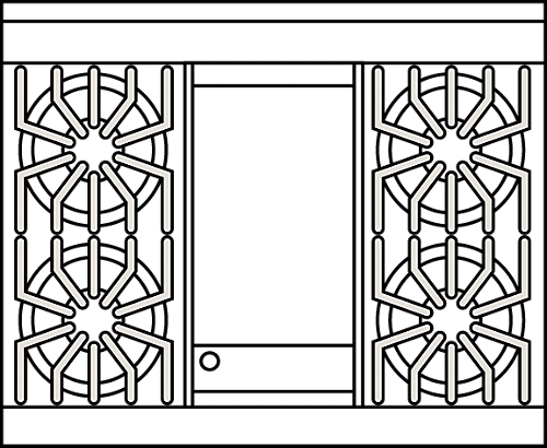 Viking 36" Open 4-Burner Gas Cooktop with Griddle Model VGRT360 Stainless Steel - Picture 19 of 20