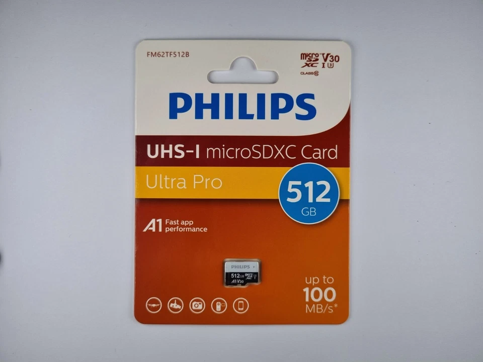 Philips 512 GB Micro SD Ultra Speed up to 100 MB/s Class 10 UHS Speed Class 3 U3 - Image 2 of 4